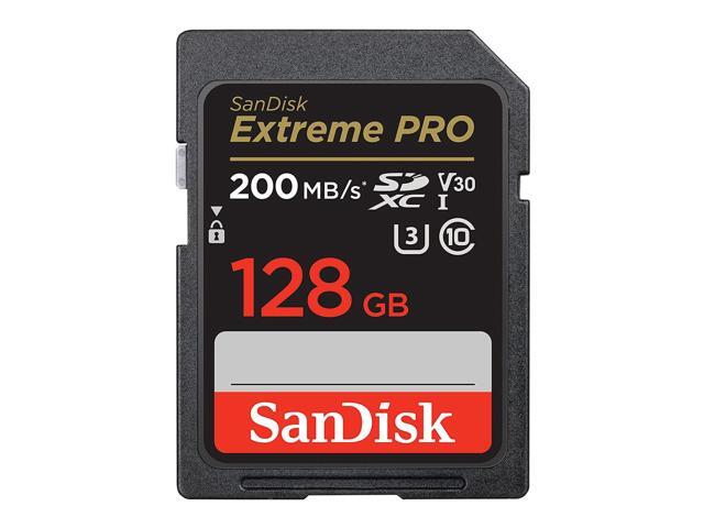 SanDisk 128GB Extreme PRO 200MB/s Memory Card (2-pack) with Memory Case bundle