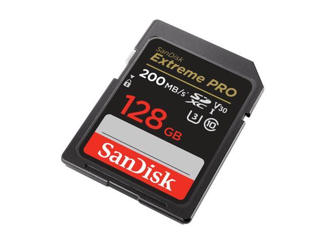 SanDisk 128GB Extreme PRO 200MB/s Memory Card (2-pack) with Memory Case bundle