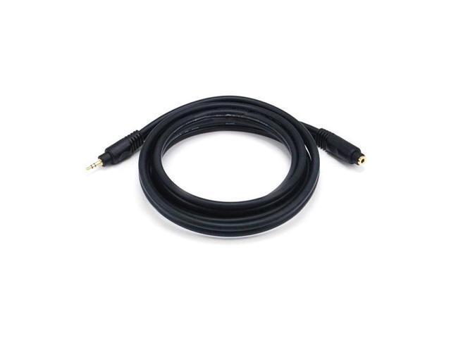 Monoprice 6 feet Premium 3.5mm Stereo Male to 3.5mm Stereo Female Cable (Black)
