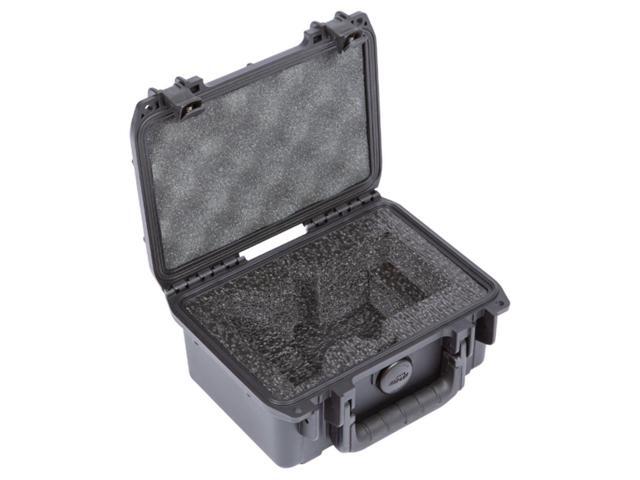 SKB Cases iSeries 0705-3 Case with Custom Cut Interior and Trigger Release Latch System for Zoom PodTrak P4 Podcast Mixer and Accessory