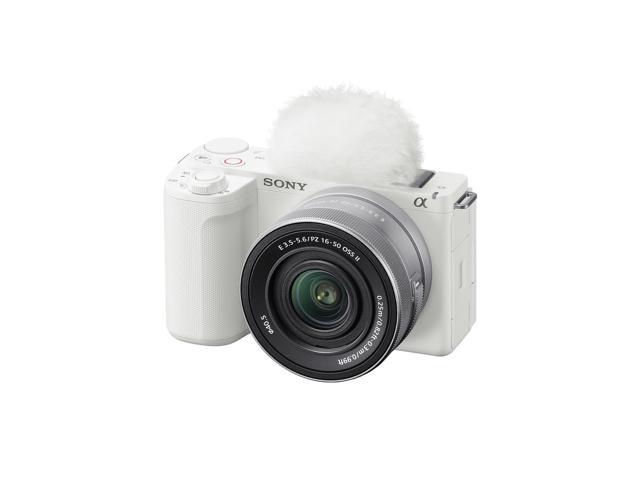 Sony - Alpha ZV-E10 II Mirrorless Content Creators’ Camera Kit with 16-50mm Lens - White - image 9
