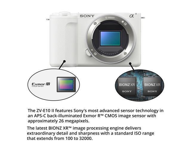 Sony - Alpha ZV-E10 II Mirrorless Content Creators' Camera - Body Only - White - image 3