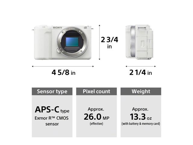 Sony - Alpha ZV-E10 II Mirrorless Content Creators' Camera - Body Only - White - image 7