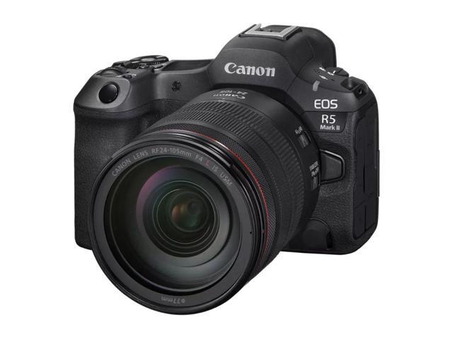 Canon - EOS R5 Mark II 8K Video Mirrorless Camera with RF24-105mm F4 L IS USM Lens - Black - image 3