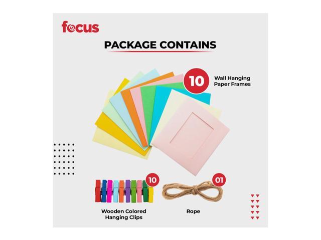 Polaroid Accessory Bundle with Transparent Hanging Album, V Frame & Paper Frame