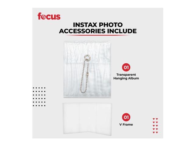 Polaroid Accessory Bundle with Transparent Hanging Album, V Frame & Paper Frame