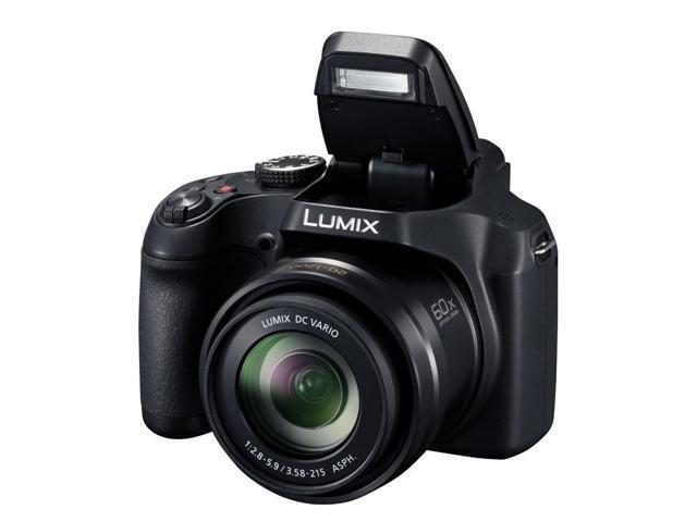 Panasonic - LUMIX FZ80D 18.1 Megapixels 4K Photo Point and Shoot Digital Camera with 60X Zoom Lens - Black - image 5