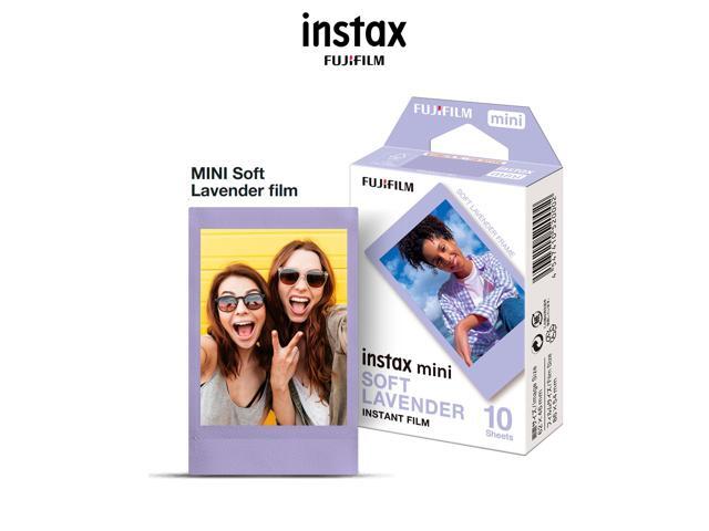 Fujifilm INSTAX MINI Soft Lavender Instant Print Film 10 Pack Bundle