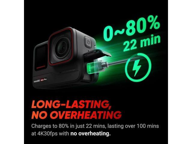 Insta360 - Ace Pro AI-Powered Waterproof Action Camera - Black - image 9