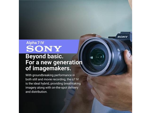 Sony Alpha 7 IV Full Frame Mirrorless Interchangeable Lens Camera Bundle