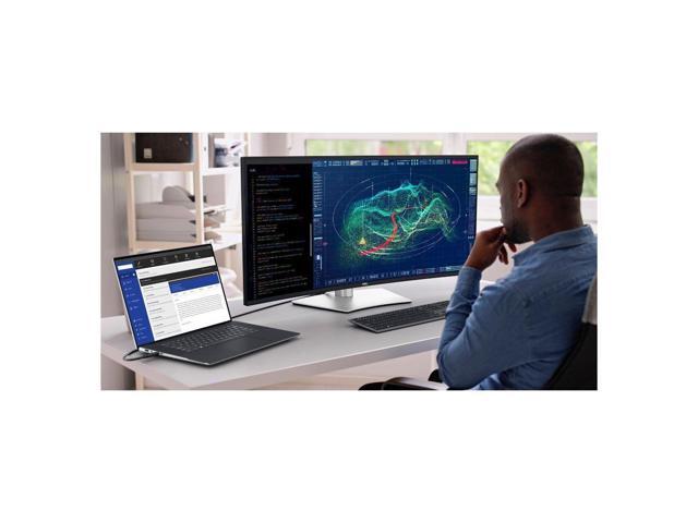 Dell - UltraSharp 39.7" IPS LED Curved 120Hz Monitor with HDR (USB, HDMI) - Black, Silver, Dual Color - image 10