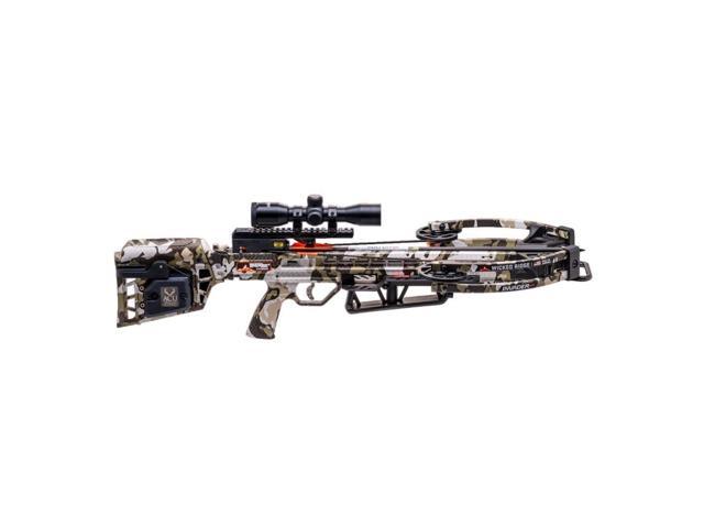 TenPoint Invader M1 Wicked Ridge Compact Profile Crossbow with Built-In ACUdraw Cocking Device and Pro-View 400 Scope (Peak XT)