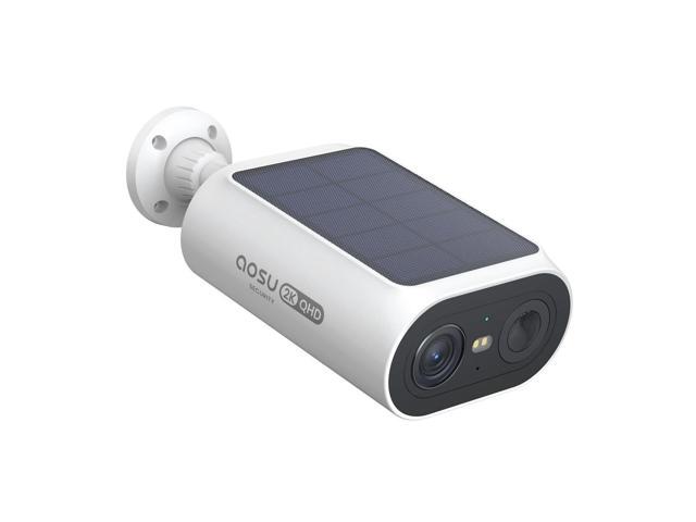 Aosu SolarCam System P1 SE 2K Outdoor Wi-Fi Night Vision 4-Camera Kit (C8E-4H)