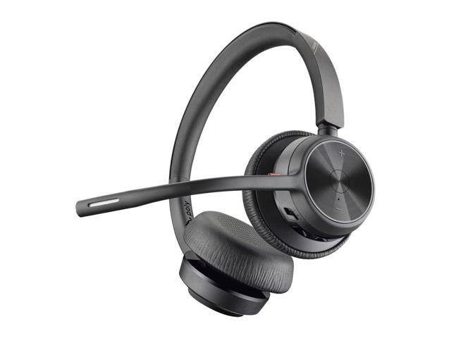 Poly - Voyager 4310 UC Wireless Headset + Charge Stand (Plantronics) - Single-Ear Headset- Connect to PC/Mac via USB-A Bluetooth Adapter, Cell...