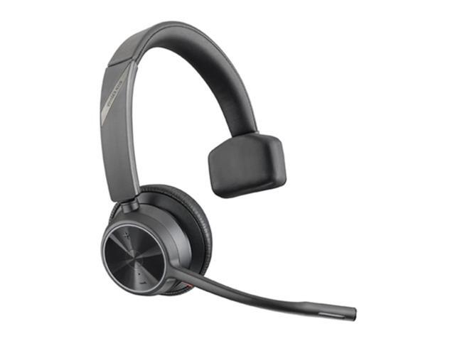 Poly - Voyager 4310 UC Wireless Headset + Charge Stand (Plantronics) - Single-Ear Headset- Connect to PC/Mac via USB-A Bluetooth Adapter, Cell...