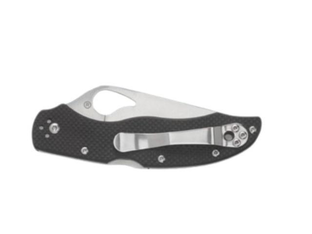 Spyderco Harrier 2 Byrd Folding Knife with 8Cr13MoV Stainless Steel Blade, Full-Flat Grind, Back Lock for Cutting Tool Functions (PlainEdge)