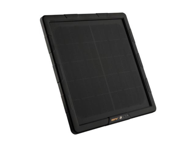 Spypoint SPLB-10 Compact Solar Panel with Heavy-Duty Mounting Arm and 360-Degree Rotation (Black)