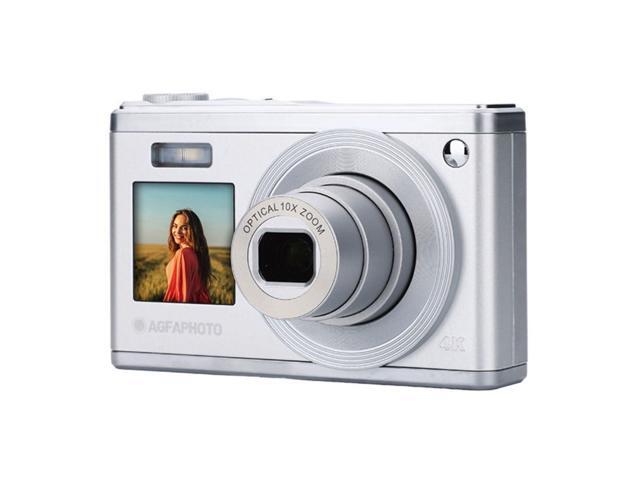 Agfa Photo Realishot DC9200 Compact Digital Camera with 10X Optical Zoom, Dual Screen and CMOS Sensor (Gray)