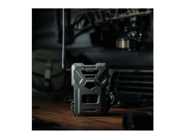 SPYPOINT FLEX-DARK GPS-Enabled Cellular Trail Camera with Dual-SIM Connectivity, 40MP Photos, 1080p Videos with Sound, and 4 LEDs (Gray, 2-Pack)
