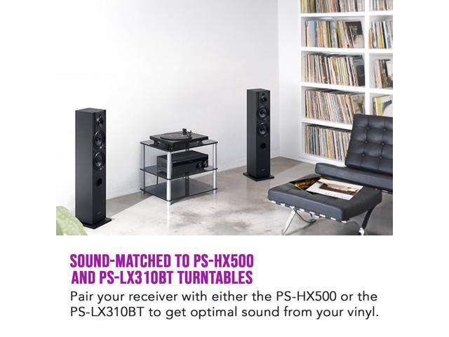 Sony 2 Channel Stereo Receiver with Phono Inputs and Bluetooth Connectivity Bundle with Knox Gear 60-Watt Compact Wireless 2.0-Channel Soundbar...