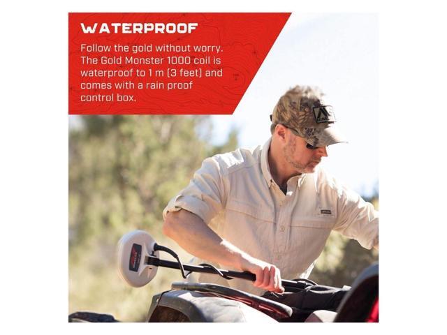 Minelab Gold Monster 1000 Metal Detector with Fully Automatic Operation and Two Detect Modes (1 to 5-Inch Coil)