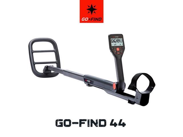 Minelab GO-FIND 44 Lightweight and Compact Metal Detector with 10-Inch Waterproof Coil (Black) Bundle with PRO-FIND 20 High Visibility Pinpointer...