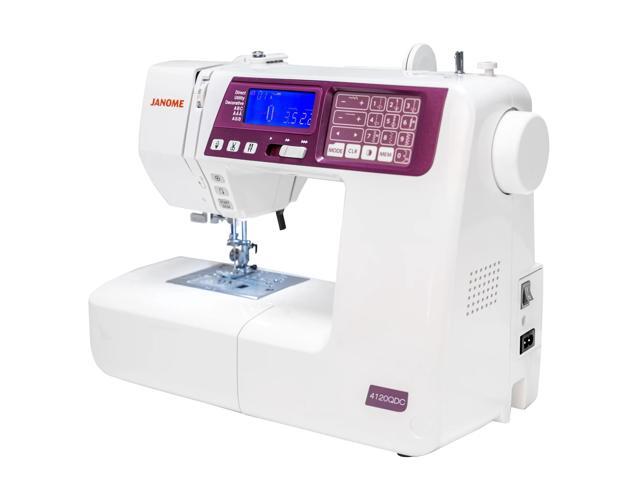Janome 4120QDC-G Computerized Quilting and Sewing Machine with Built-In 120 Stitches, Twin-Needle Functionality, and Quilting Set (White and...