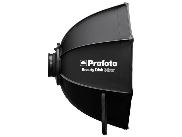 Profoto Beauty Dish for Portraits and Fashion with Integrated Speedring, Circular Front Edge, and All-In-One Mount Design (Silver)