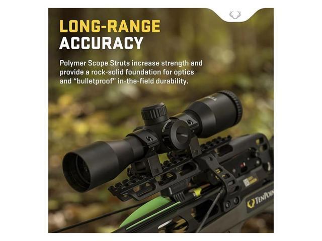 TenPoint Venom X Crossbow with ACUslide Cocking and De-Cocking System, Pro-View 400 Scope, and Scope Struts (Moss Green)