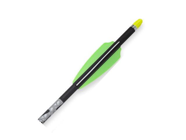 TenPoint Non-Lighted Pro Elite 400 20-Inch Long 0.03-Inch 410-Grain Straight Carbon Crossbow Arrows with Alpha-Nock HP (Black, 3-Pack)