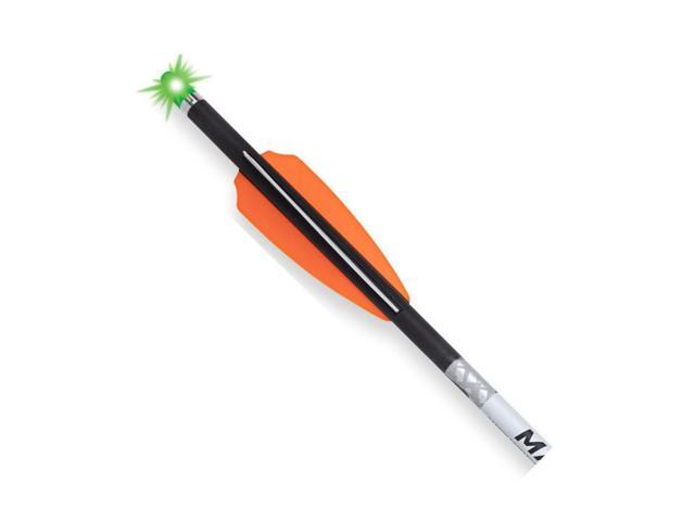 TenPoint Wicked Ridge Match 400 Alpha-Blaze 20-Inch 0.004-Inch Straight Lighted Carbon Arrows with Stainless-Steel Inserts and Elongated Ear...