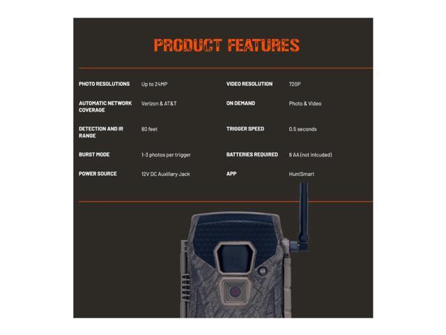 Wildgame Innovations Terra XT 2.0 Cellular Trail Camera 24MP 720P Video and Versatile Mount (Gray, 3-Pack)