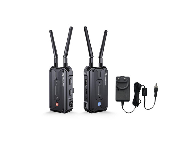 Hollyland Pyro H Wireless Video Transmission System Bundle with Hollyland 12V and 2A DC Power Adapter for Pyro Series (2-Items)