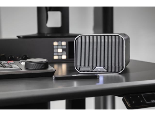 SanDisk Professional G-Raid Project 2 Enterprise-Class Desktop Hard Drive with Thunderbolt 3 Interface, Pro-Blade SSD Mag Slot, 480MBPS Read and...