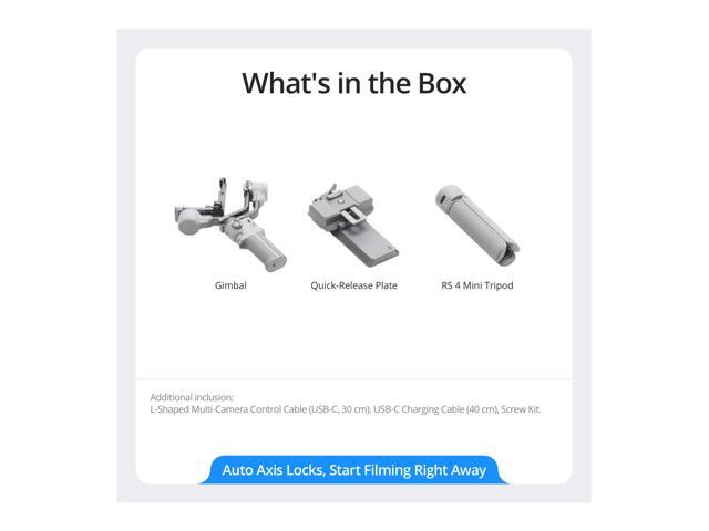 DJI - RS 4 Mini 3-Axis Gimbal Stabilizer - Gray - image 7