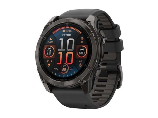 Garmin - fēnix 8 AMOLED Sapphire GPS Smartwatch 51mm Fiber-reinforced polymer - Carbon Gray DLC Titanium - (2024) - image 10