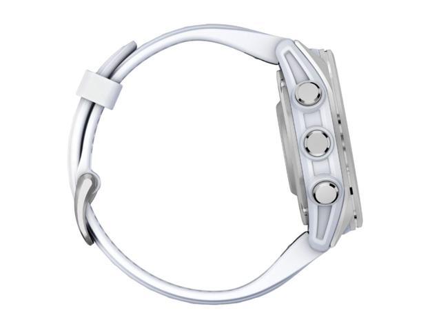 Garmin - fēnix 8 AMOLED  GPS Smartwatch 43mm Fiber-reinforced polymer - Silver - (2024) - image 9