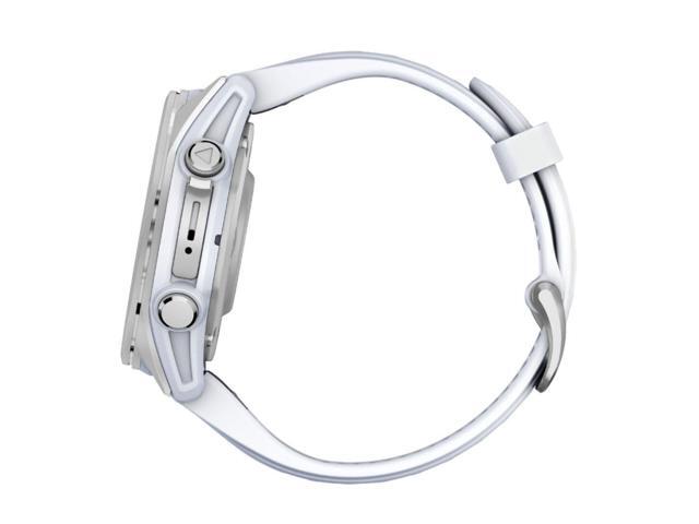 Garmin - fēnix 8 AMOLED  GPS Smartwatch 43mm Fiber-reinforced polymer - Silver - (2024) - image 7