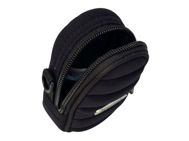 Kodak Gear Silverado P01 Small Pouch Micro Case with Weather-Resistant Design, Adjustable Shoulder Strap, and Belt Loop (Black)