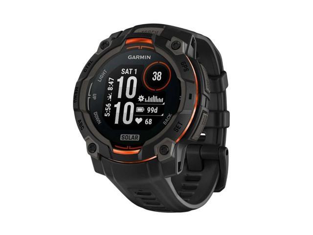 Garmin - Instinct 3 Solar GPS Smartwatch 45 mm Fiber-reinforced Polymer - Black with Black Band - (2025) - image 9