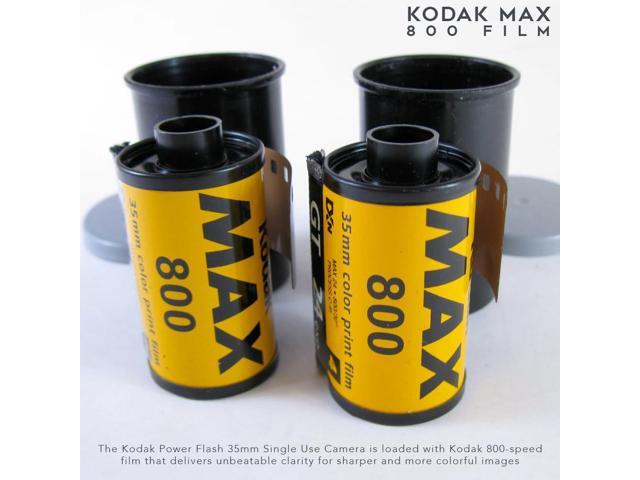 Kodak Power Flash 35mm Single Use Camera Bundle (4-Pack) (4 Items)