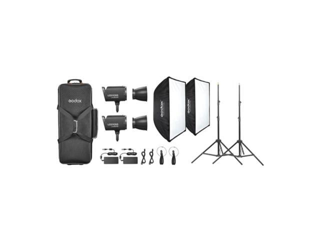 Godox Litemons LA300R RGB LED Video Light Kit with Smooth App Control and Bowens Mount Compatibility (Black)