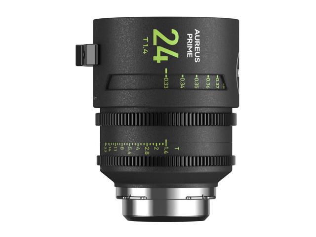 NiSi 24mm Aureus Prime Full Frame T1.4 Cinema Lens with Virtually Zero Focus Breathing and 46mm Imaging Circle (PL Mount)