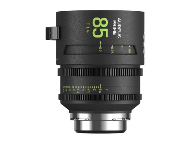 NiSi 85mm Aureus Prime Full Frame T1.4 Cinema Lens with Virtually Zero Focus Breathing and 46mm Imaging Circle (PL Mount)