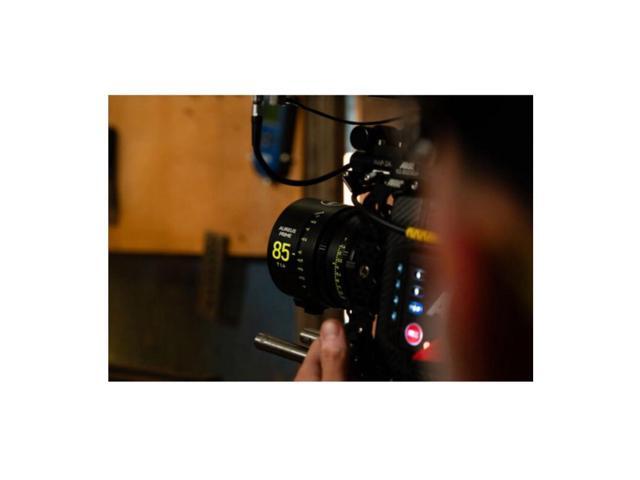 NiSi 85mm Aureus Prime Full Frame T1.4 Cinema Lens with Virtually Zero Focus Breathing and 46mm Imaging Circle (PL Mount)