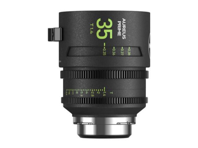 NiSi 35mm Aureus Prime Full Frame T1.4 Cinema Lens with Virtually Zero Focus Breathing and 46mm Imaging Circle (PL Mount)