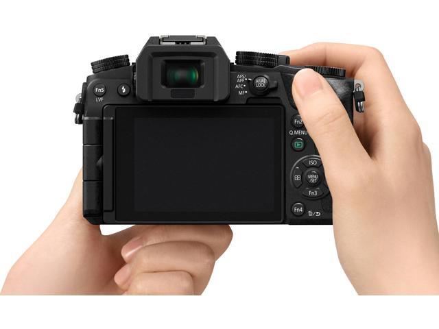 Panasonic - LUMIX G7 Mirrorless 4K Photo Digital Camera Body with 14-42mm f3.5-5.6 II Lens - DMC-G7KK - Black - image 4