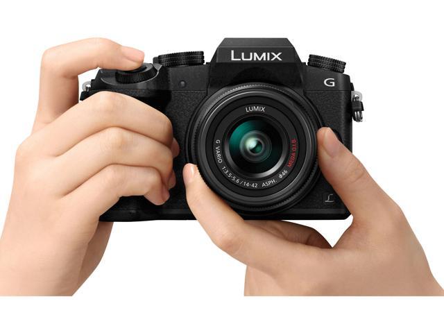 Panasonic - LUMIX G7 Mirrorless 4K Photo Digital Camera Body with 14-42mm f3.5-5.6 II Lens - DMC-G7KK - Black - image 3