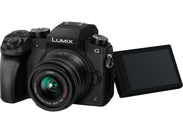 Panasonic - LUMIX G7 Mirrorless 4K Photo Digital Camera Body with 14-42mm f3.5-5.6 II Lens - DMC-G7KK - Black - image 5