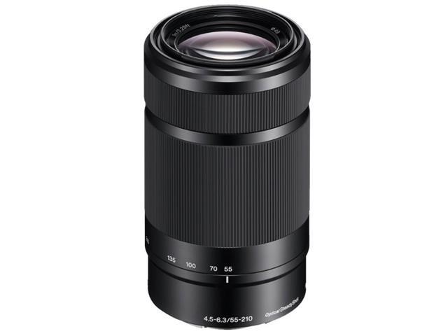 Sony - 55-210mm f/4.5-6.3 Telephoto Zoom Lens for Most Alpha E-Mount Cameras - Black - image 4